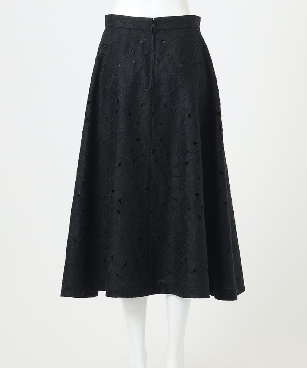 23区 【R(アール)】リネンエンブロイダリー スカート 