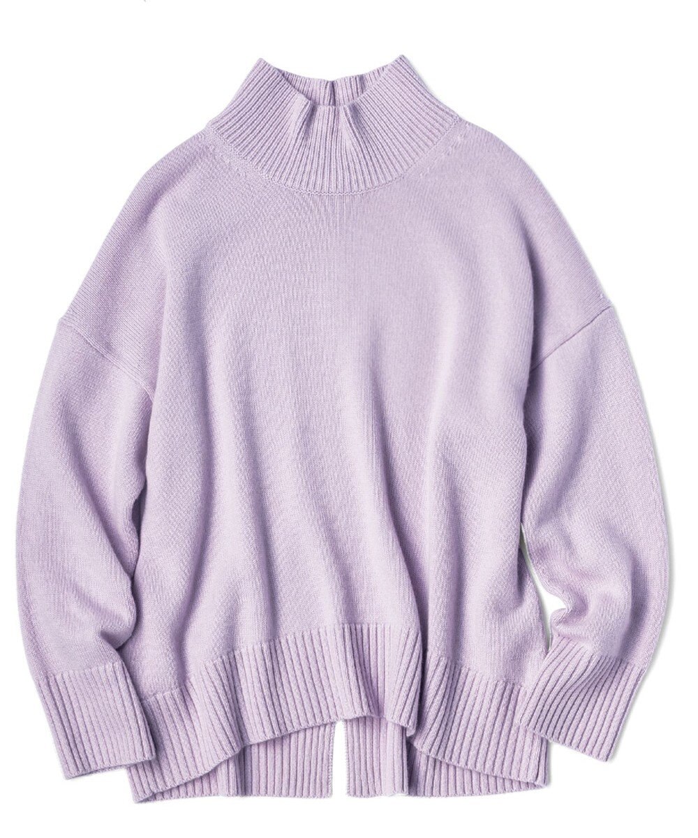 23区 S 【好評につき新色追加/CLASSY.1月号掲載】ウールカシミヤブレンド スタンドネック ニット 