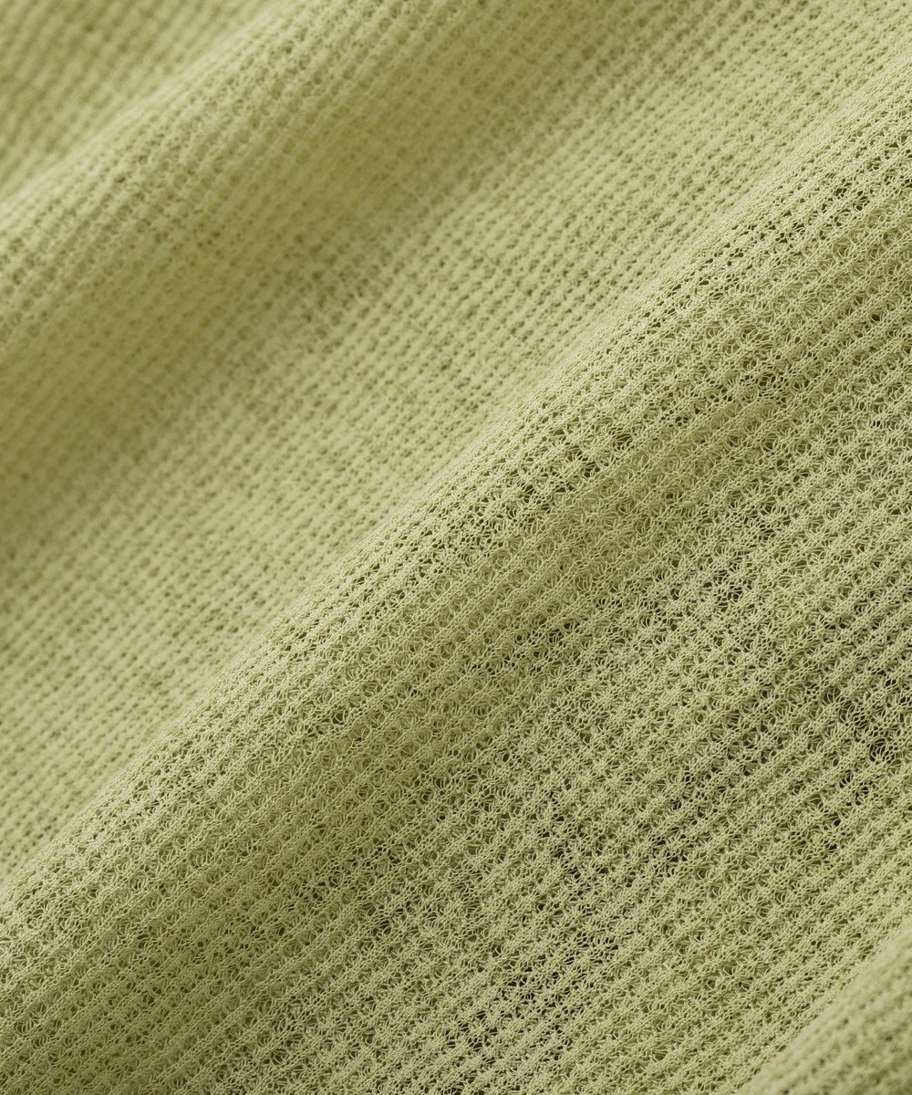 earth music&ecology 【予約】シアーワッフルタックボタントップス 