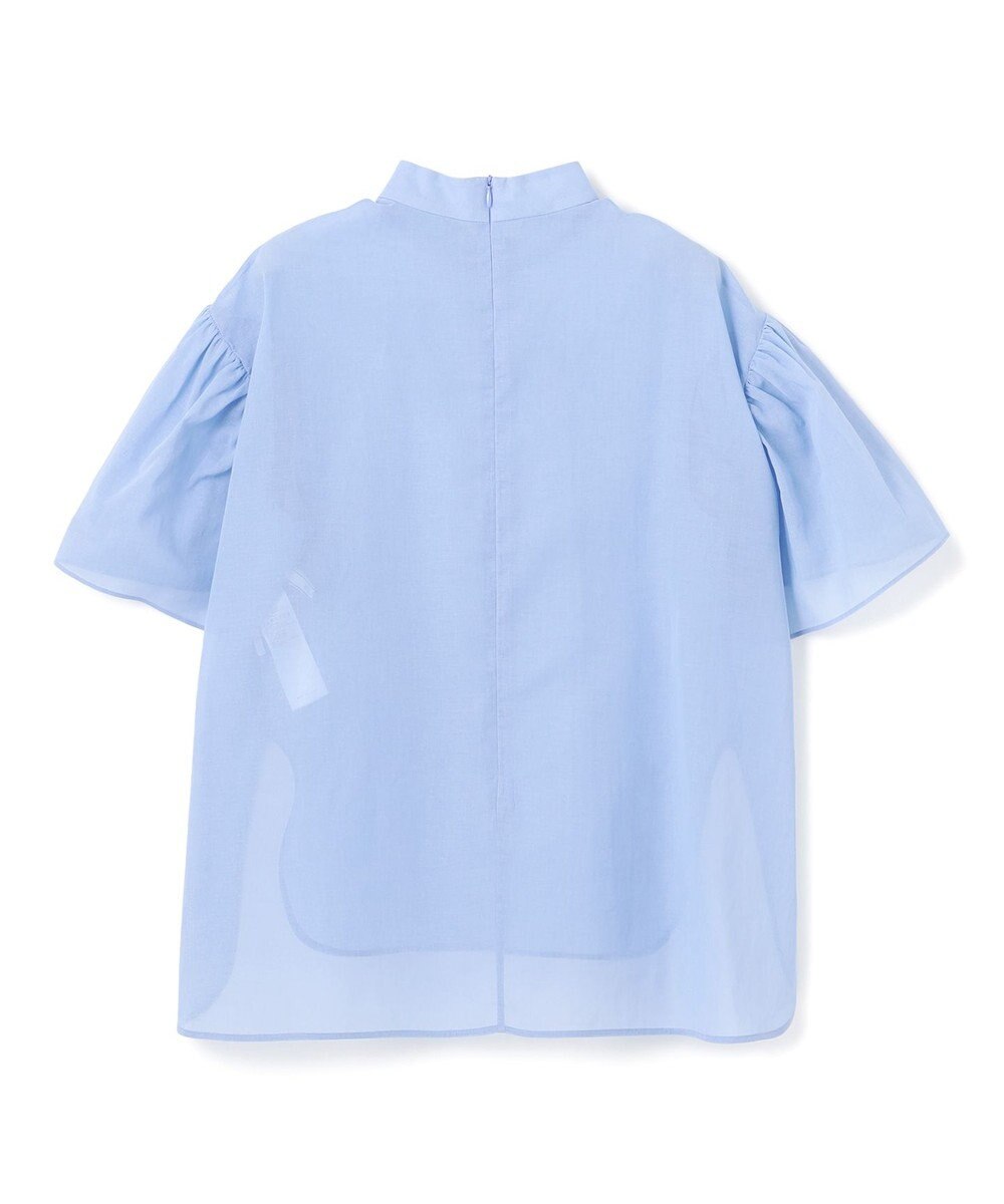 BEIGE， 【洗える】PLUMERIA / コットンシアーパフスリーブブラウス 