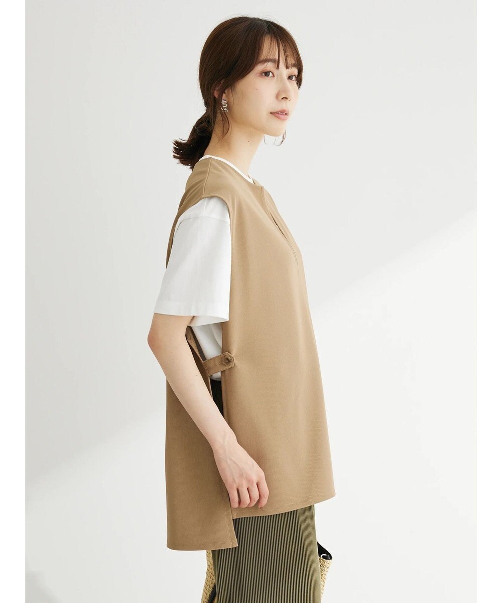 Green Parks キーネックカットベスト 