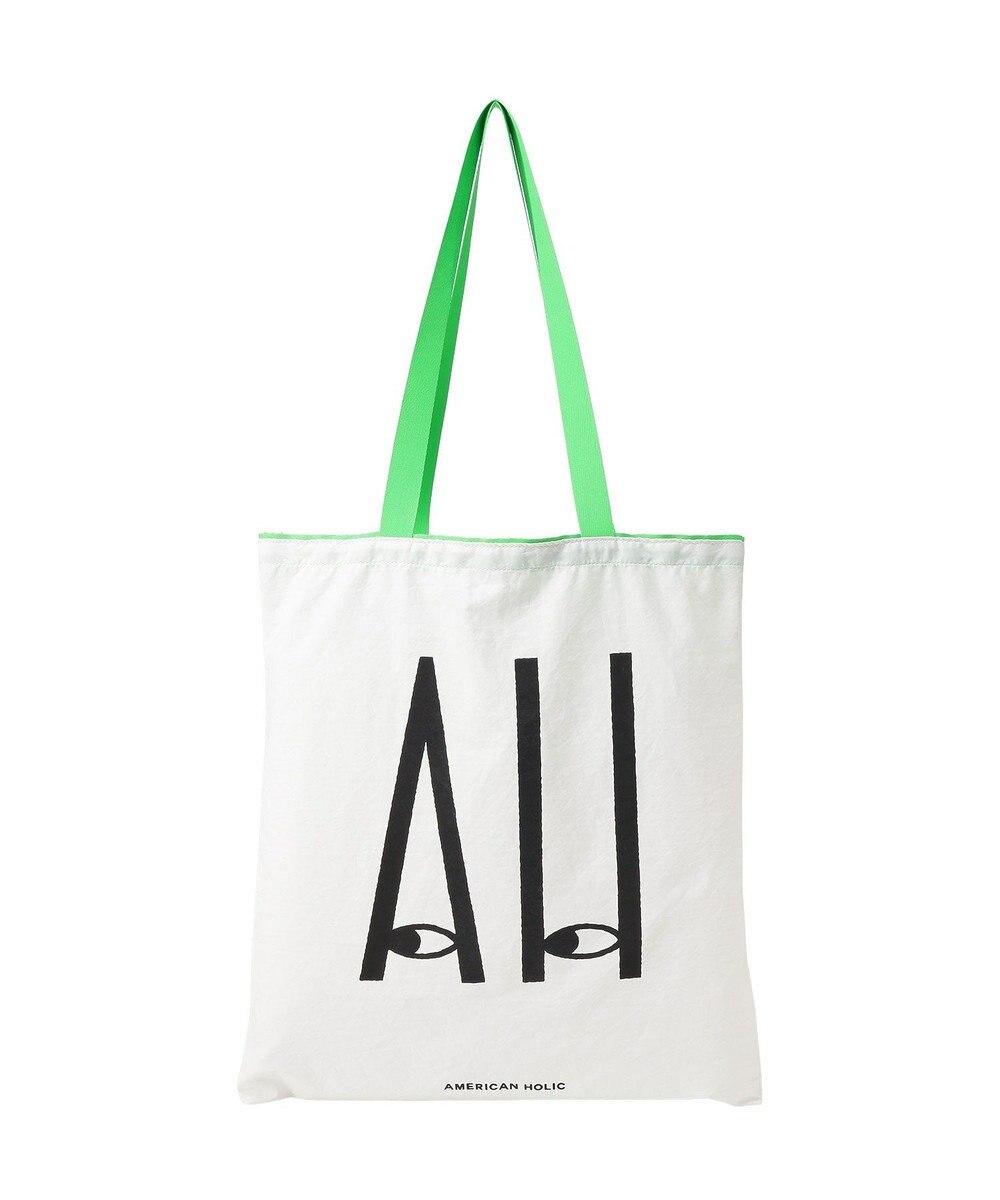 AMERICAN HOLIC カラーハンドルホリホリトートバッグ 