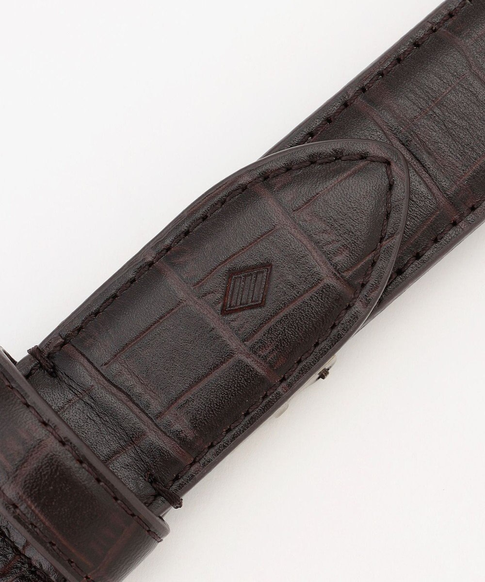 JOSEPH ABBOUD 【日本製】シャイニークロコ ベルト 