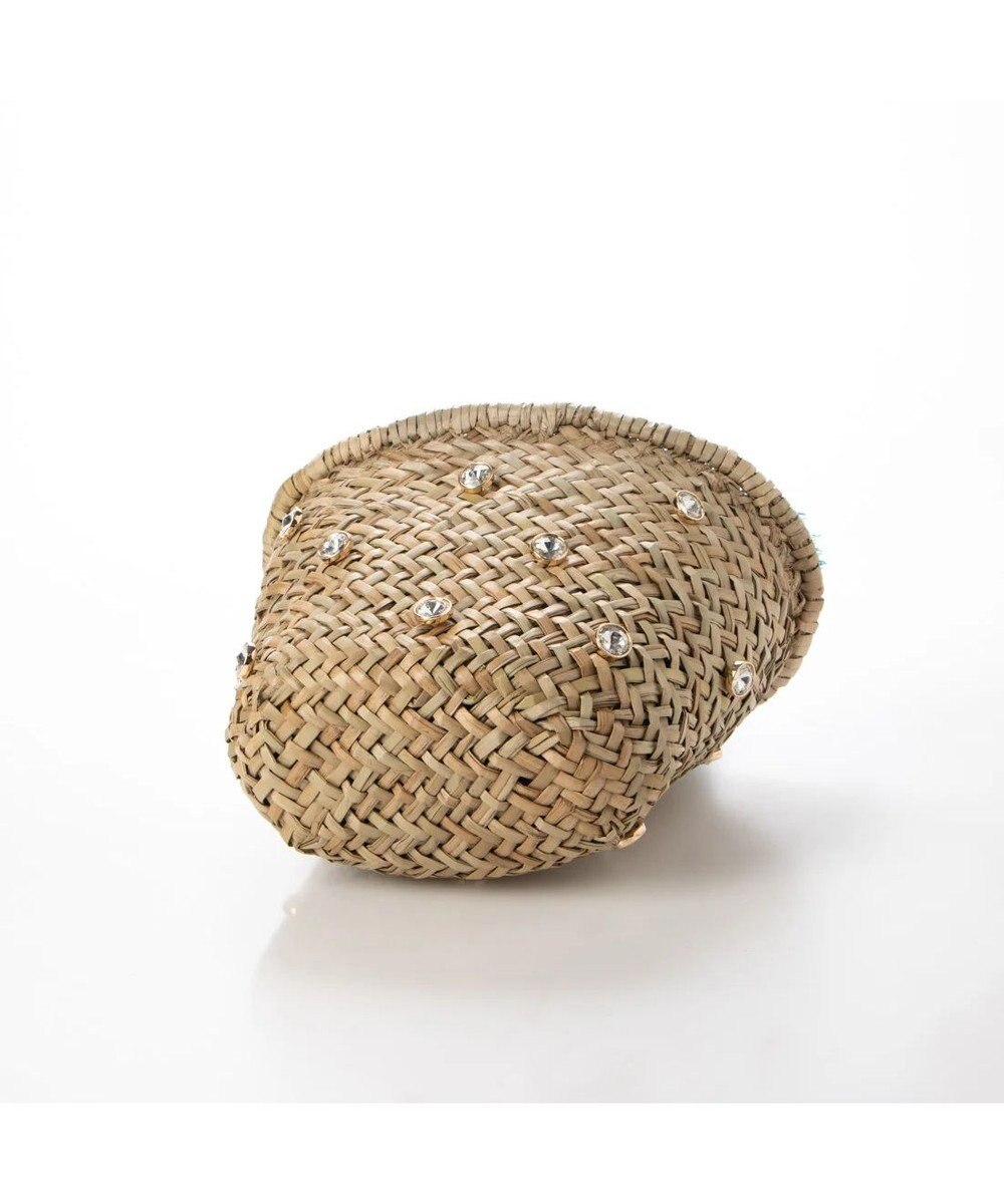 UNBILLION kakatoo ビジュー付きカゴバッグ 