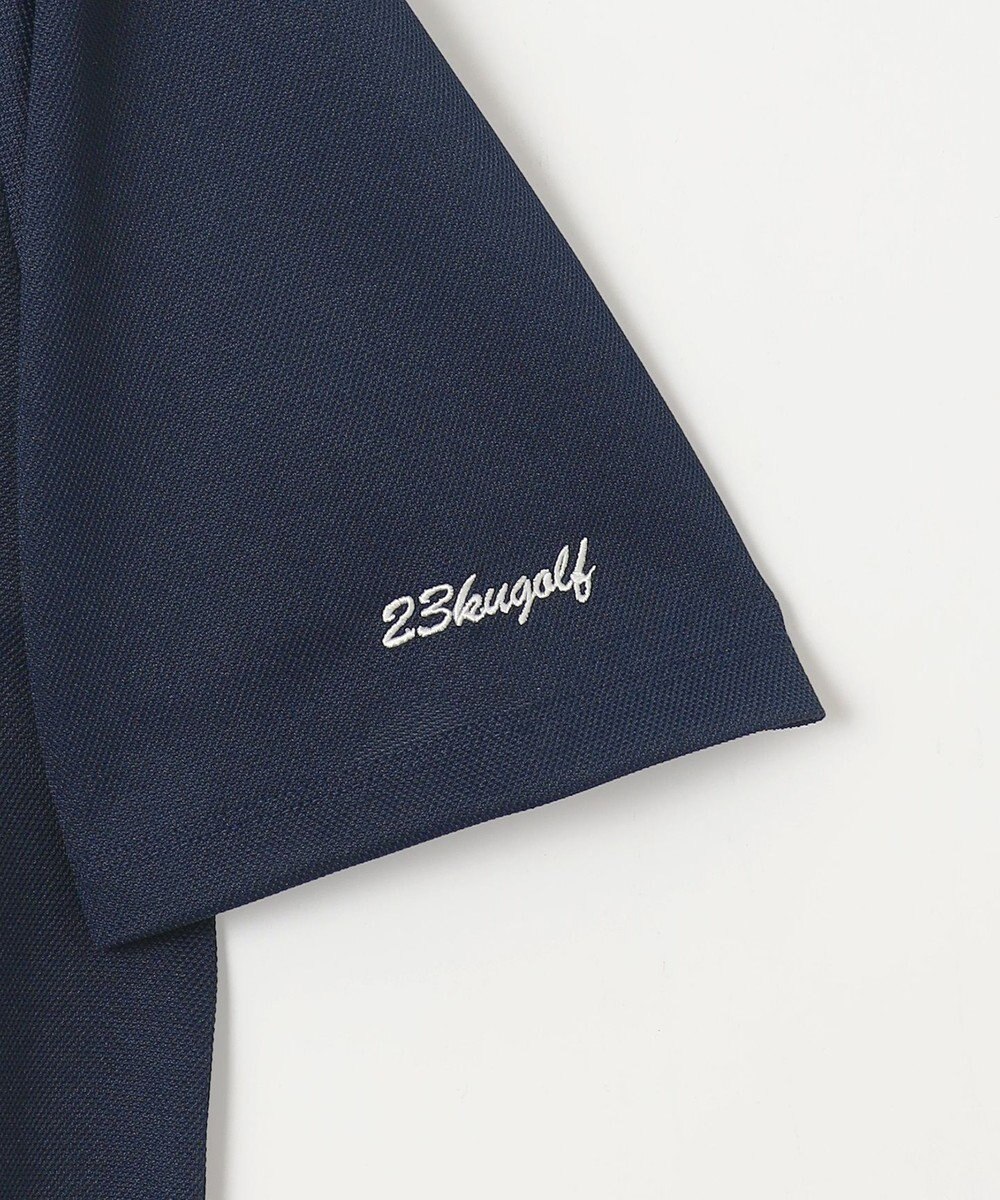 23区GOLF 【WEB限定】【MEN】【吸水速乾/UVケア】襟ロゴ モックネックシャツ 