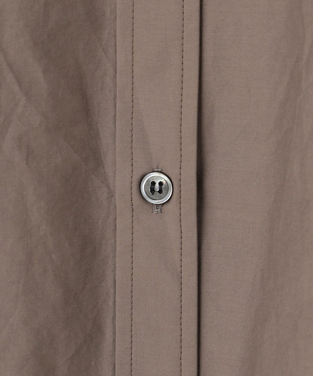 23区 【先行予約】ナイロンコットンタフタ シャツワンピース 