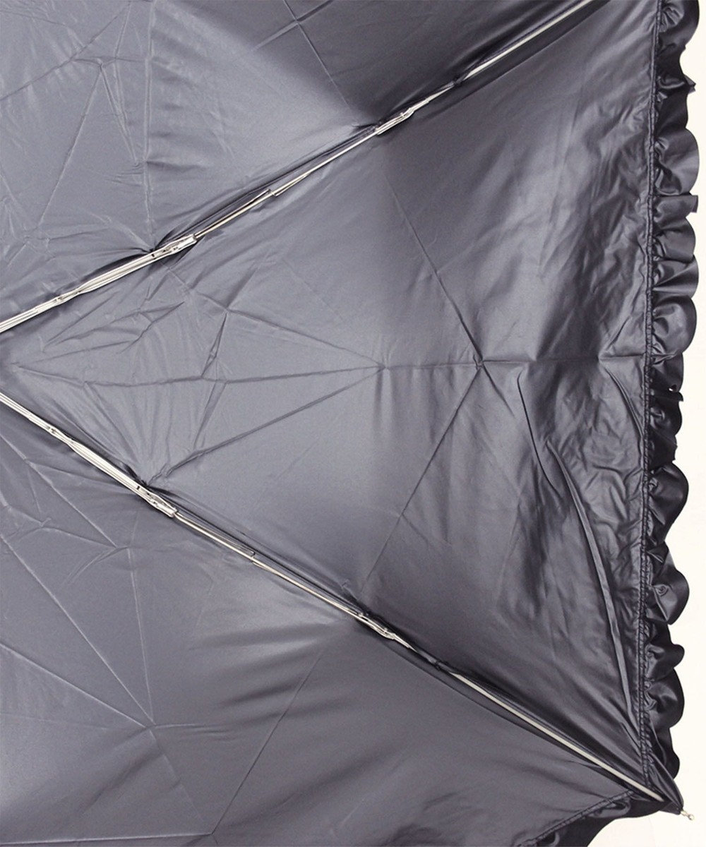 UNBILLION cache nez / 【晴雨兼用】【日傘】フリル 折りたたみ 日傘 