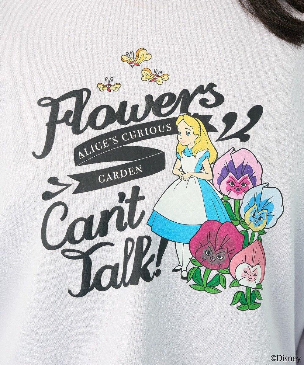 earth music&ecology ふしぎの国のアリス／ショート丈スウェット 