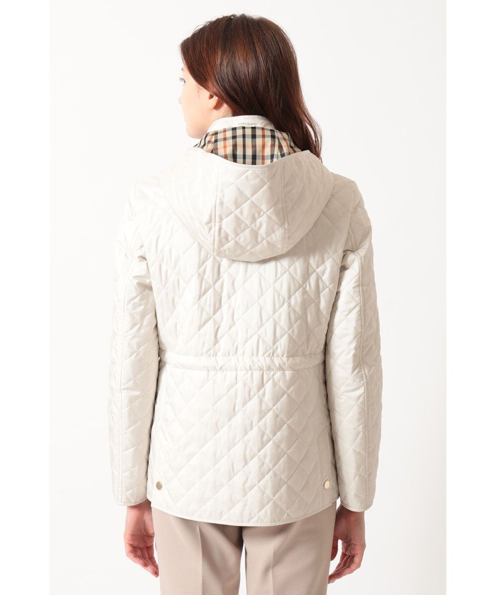 DAKS ライトウェイト フーデッドキルティングブルゾン 