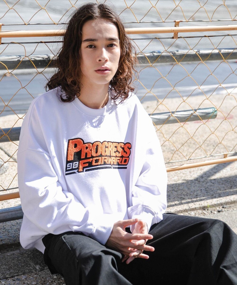 WEGO ヘビーウエイトサガラグラフィックプルオーバー 