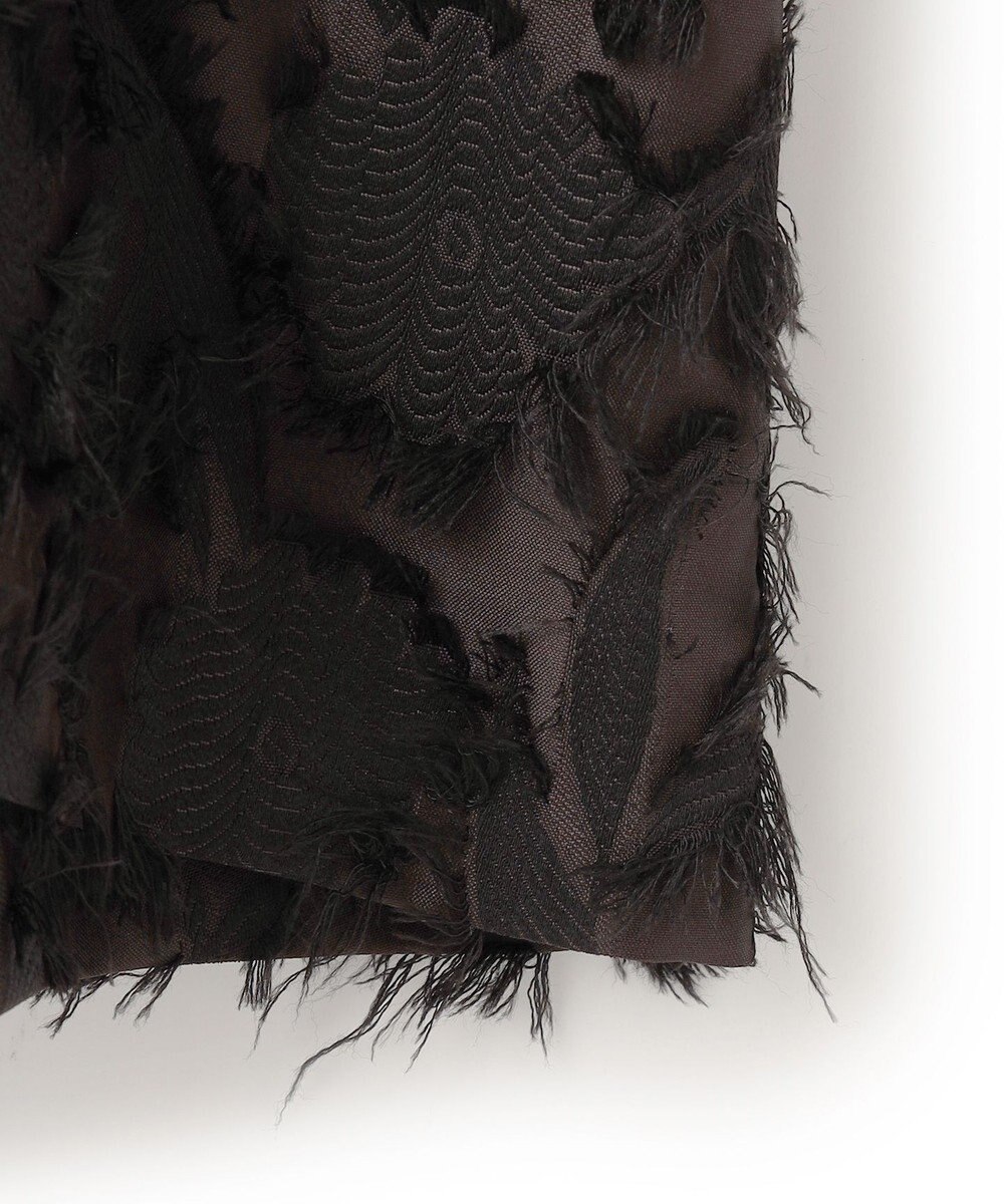 ICB 【洗える】 ヘアリーシアージャカード ブラウス 