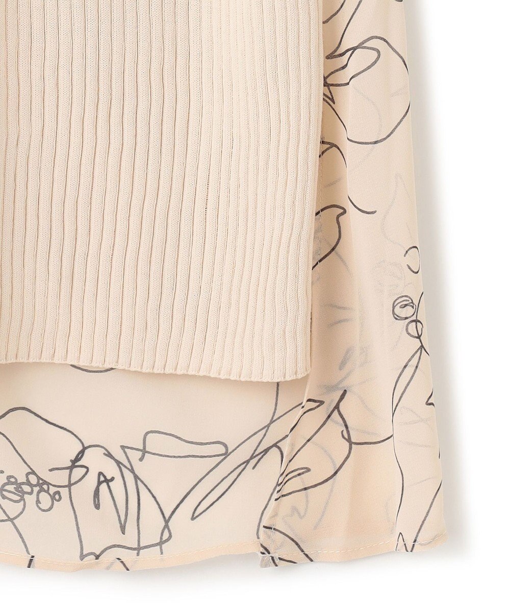 BEIGE， GINGKO / ドッキングニット 