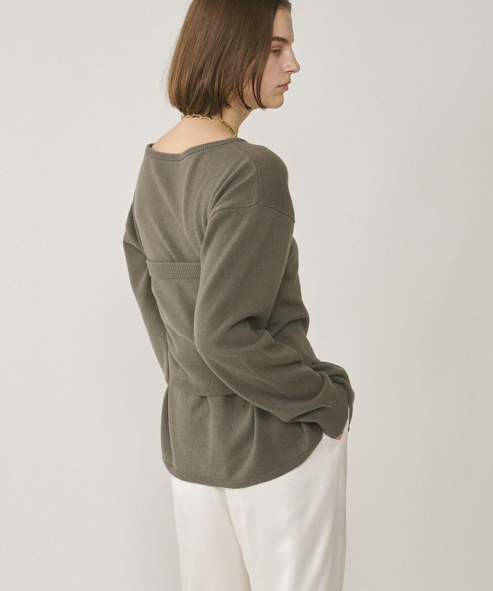 GRACE CONTINENTAL ウールベアニットトップ 