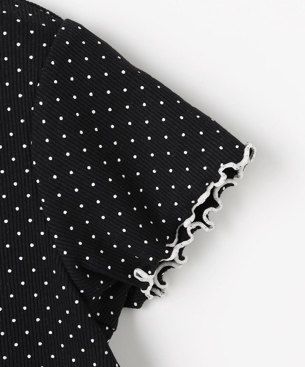 ANY KIDS 【一部店舗/WEB先行販売アイテム】ドット×リボン 半袖Tシャツ 