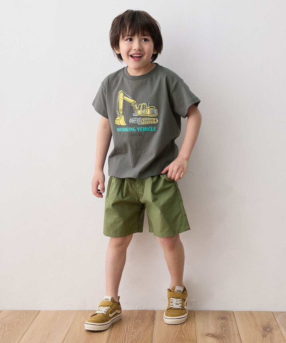 ANY KIDS ポプリン ハーフパンツ 