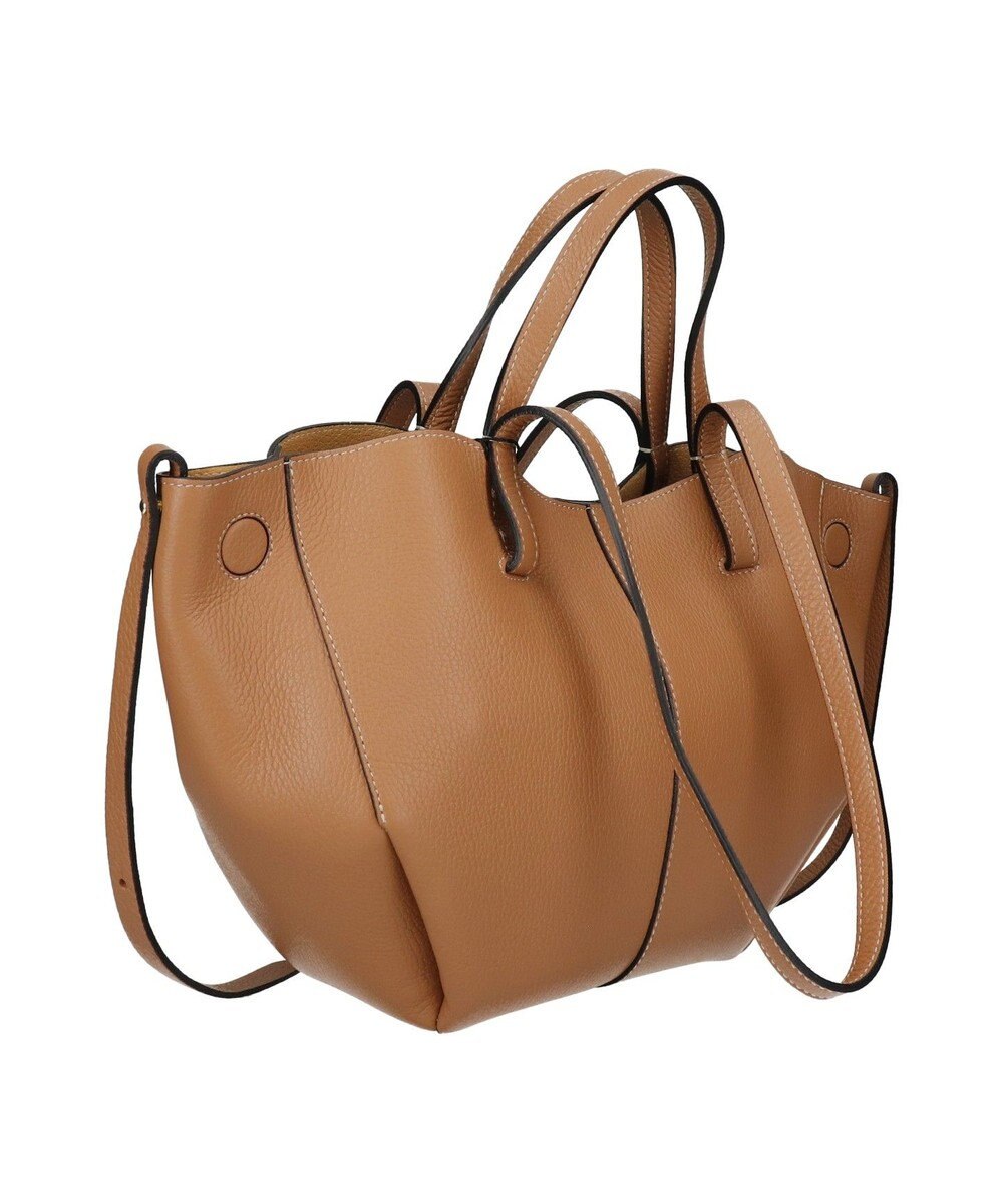 INTER-CHAUSSURES 【ANDREA CARDONE】センターシームレザーハンドバッグ 