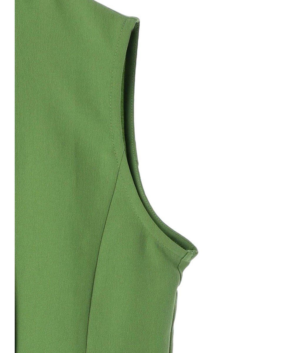 Green Parks AnriettMusee ノースリーブタックペプラムブラウス 