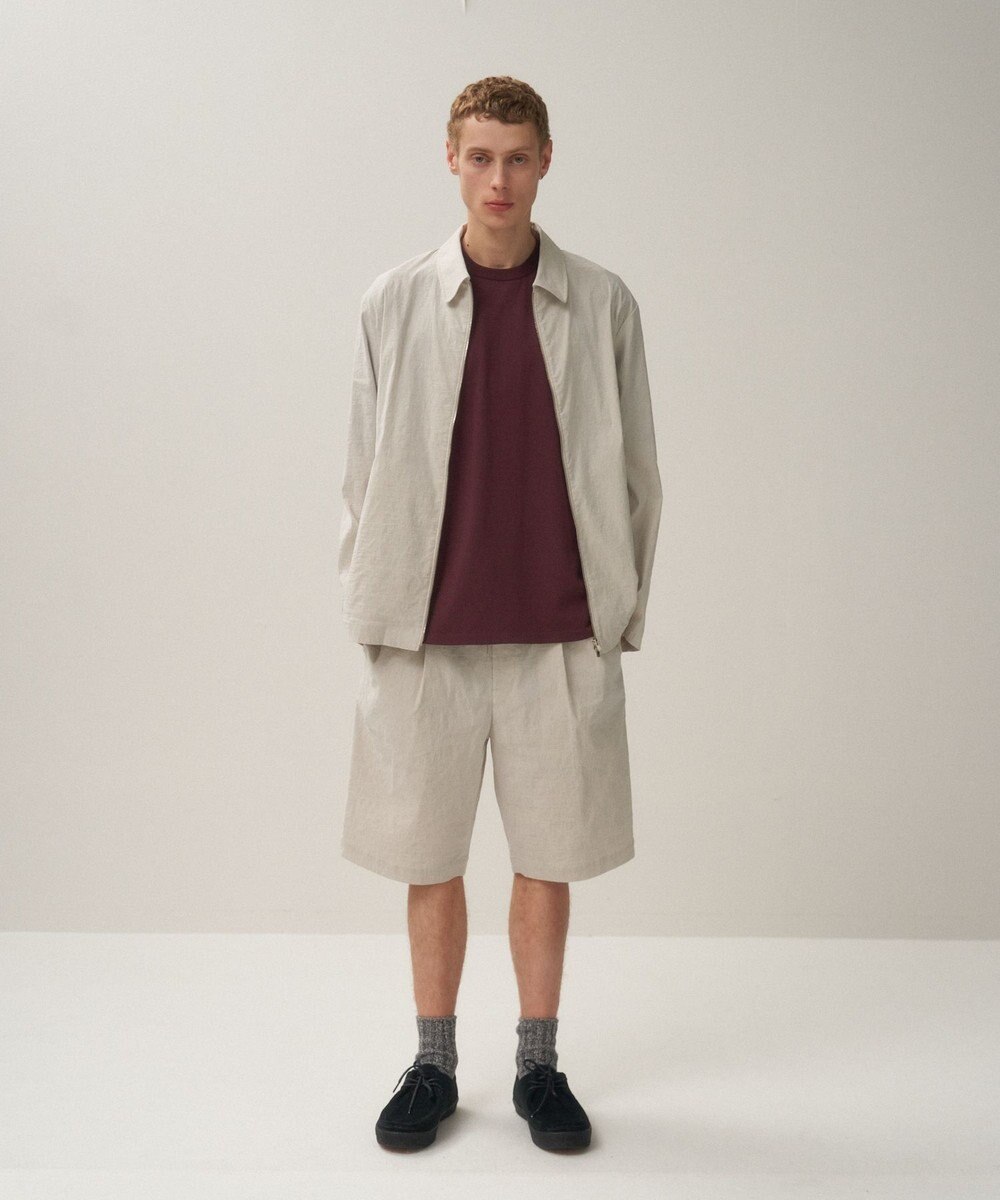 ATON STRETCH NYLON LINEN | ジップアップジャケット - UNISEX 