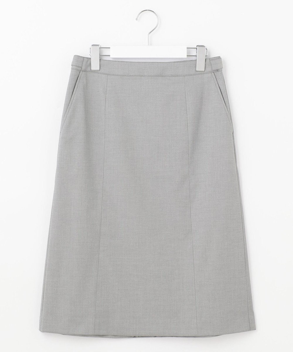 J.PRESS LADIES L 【洗える・撥水・防汚】コットンFITTYシャーク スカート 