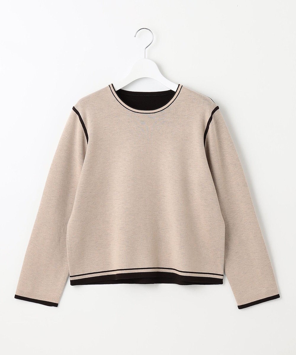 自由区 L 【ご好評につきWEBのみ新色追加/洗える/マルチウェイ】リバーシブルニット セットアップ 