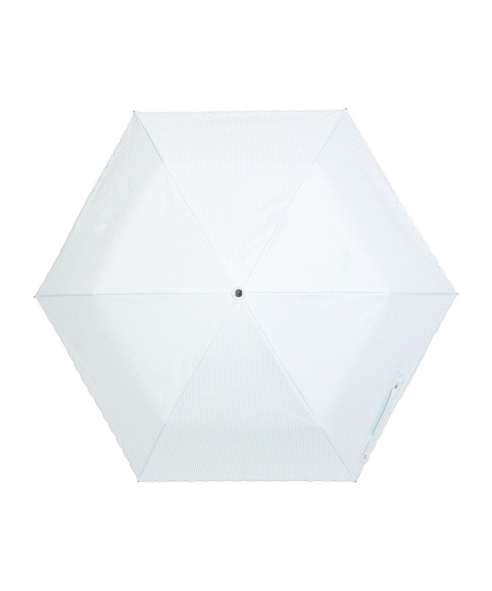 MOONBAT 【WEB限定/ 遮光率100％/遮熱/UV】POLO RALPH LAUREN（ポロ ラルフローレン）晴雨兼用日傘 ワンポイント ポロポニー ストライプ 折りたたみ傘 