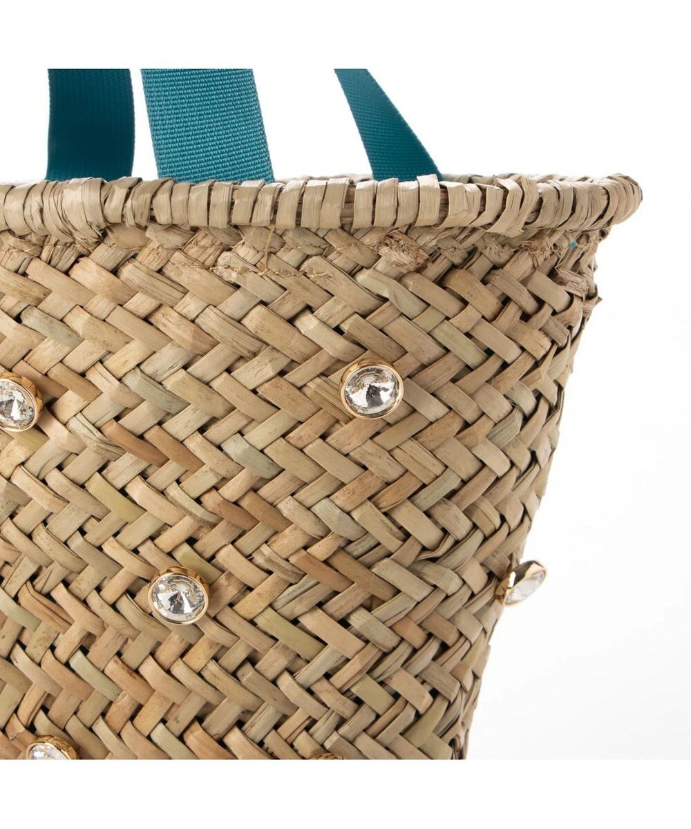 UNBILLION kakatoo ビジュー付きカゴバッグ 