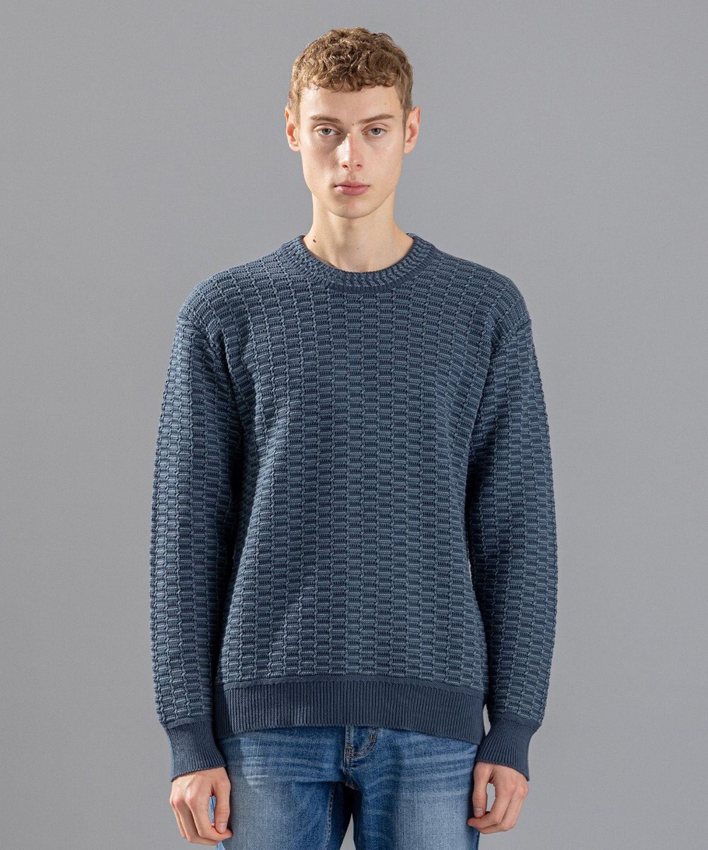 JOSEPH HOMME ツイーリーコットン　ミドルゲージニット　 