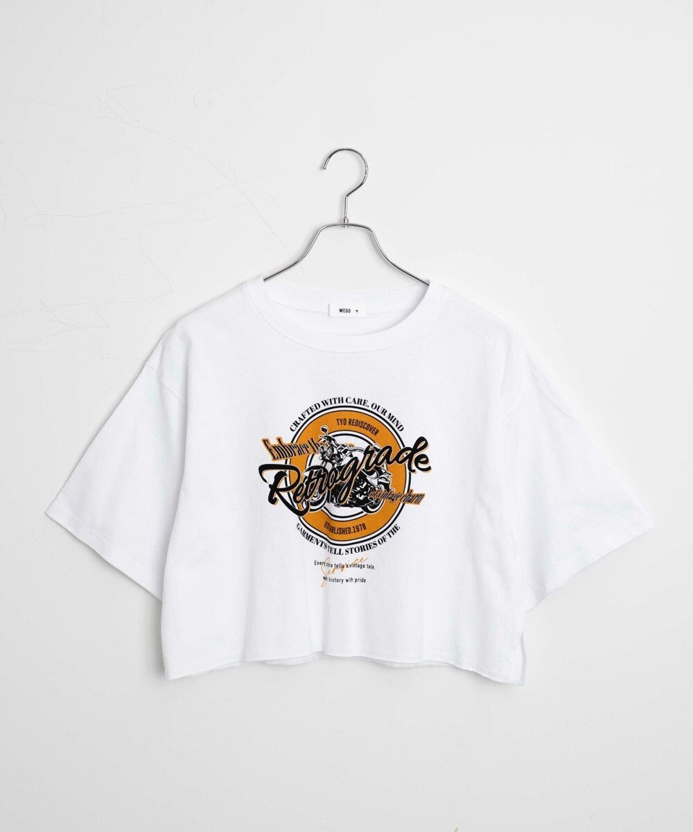 WEGO 【新色追加/手洗い可】グラフィックショートT 