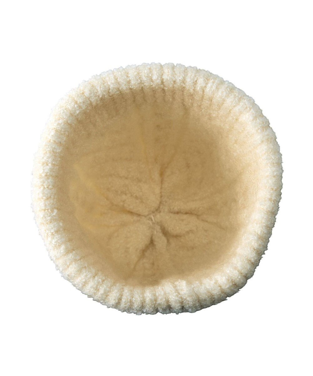 MIKI HOUSE HOT BISCUITS 【42-52cm】 ぼん天付きケーブル編みのニット帽子 