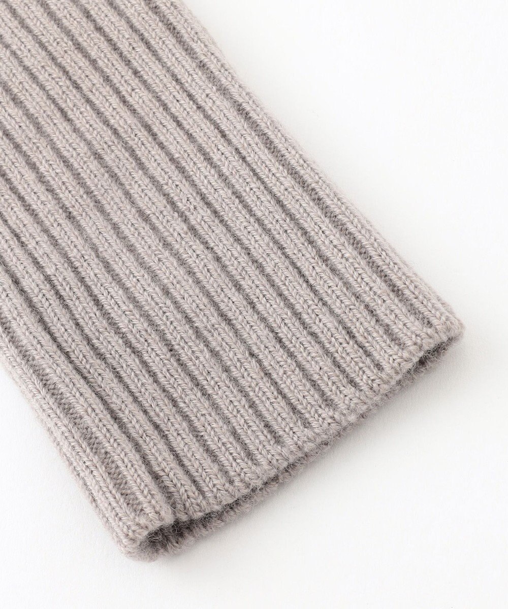 自由区 【洗える】ウールブレンドバルキー アームウォーマー 