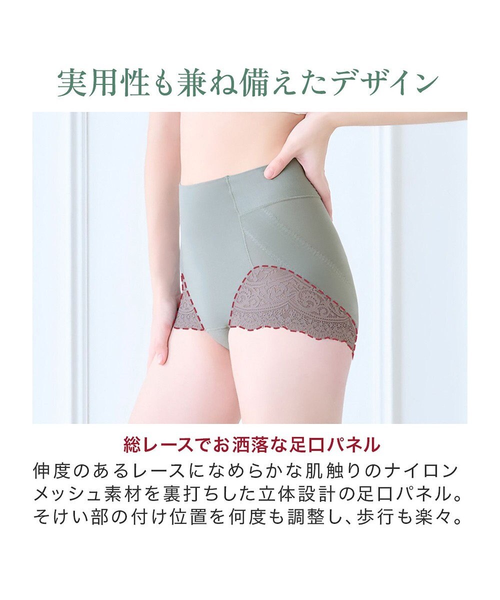 BRADELIS New York 【カヤビューティーラボ / ブラデリス】やわらか綿混ハイウエストショーツ24  補正 下着 