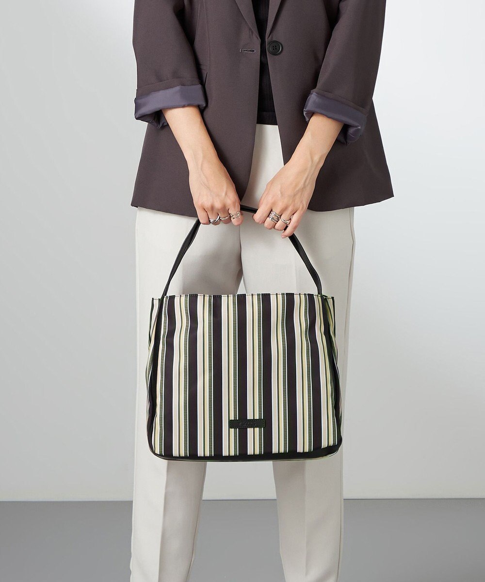 Y'SACCS マルチストライプ すっきりトート Mサイズ 