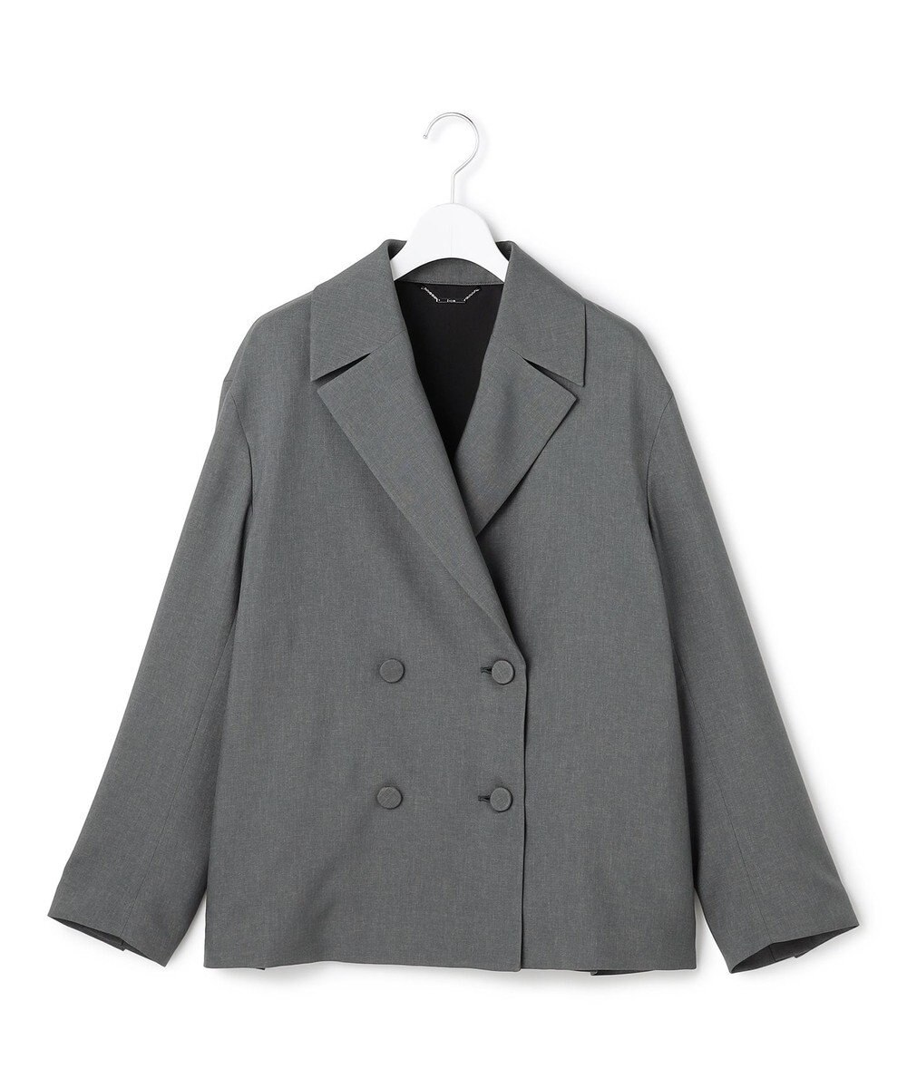 ICB 【WEB＆一部店舗限定】 SerikaWorsted トレンチ型ショートコート 