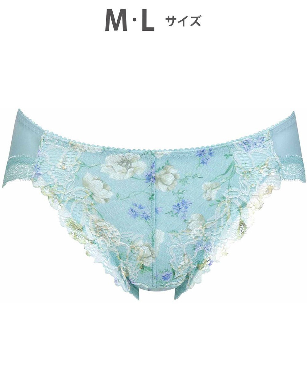 WACOAL ショーツ 【リボンブラ 脇すっきり】 BRB433とペア はきこみ丈あさめ ナイロンベア天竺素材(バック) レディース PRA133 /ワコール 