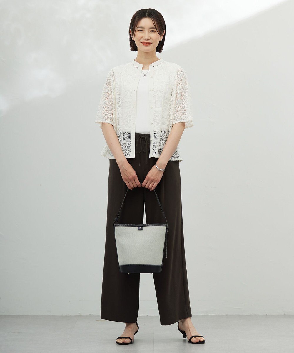 J.PRESS LADIES 【WEB限定カラーあり・洗える】FINE SLEEVELESS ニット タンクトップ 