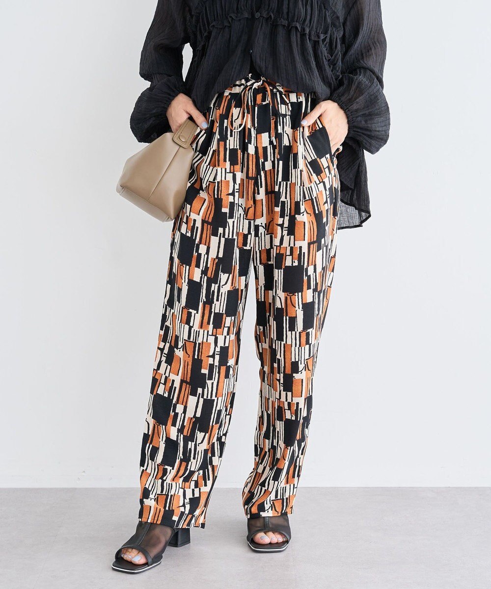 Green Parks 柄イージーパンツⅤ（テーパード） 