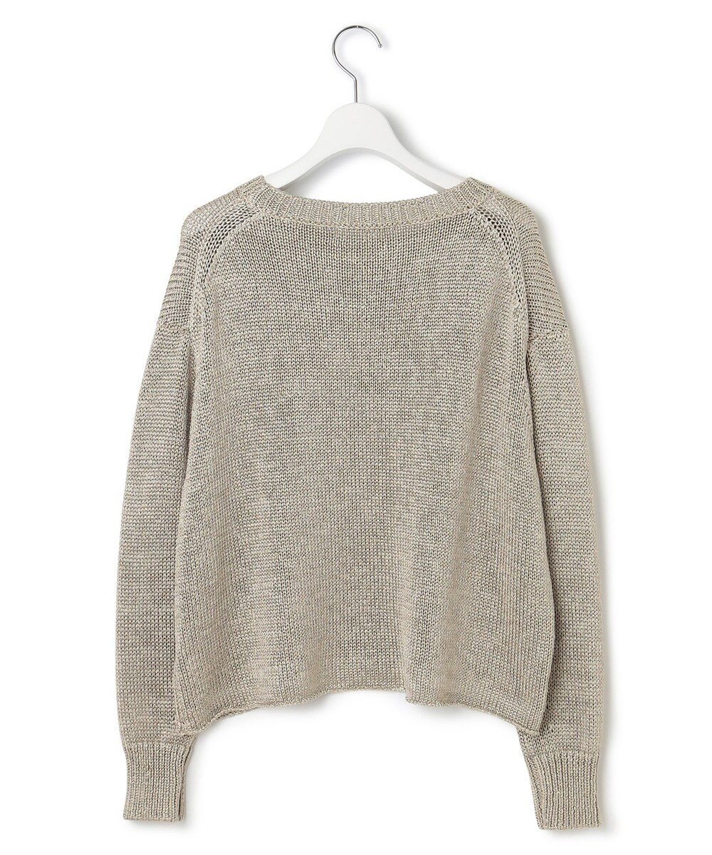 23区 S 【洗える】ブライトリリーヤーン クルーネック ニット 