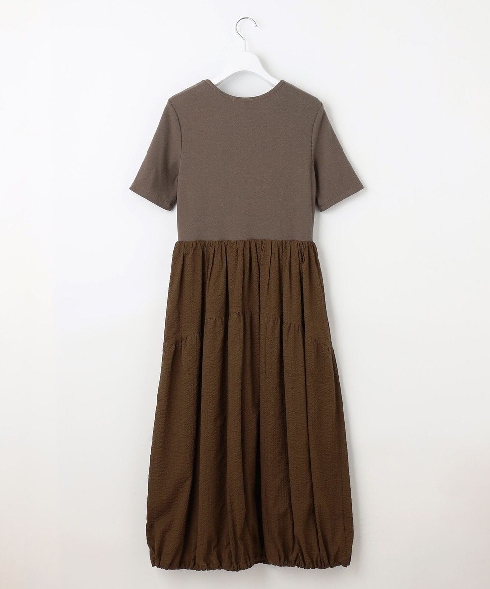 23区 L 【SLOW/一部店舗限定】コットンローンウェーブ バルーン ワンピース 