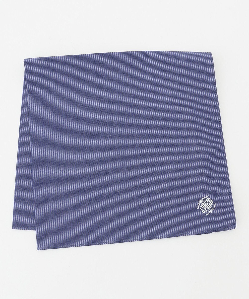 J.PRESS MEN オーバル刺繍ハンカチ/ドレス 