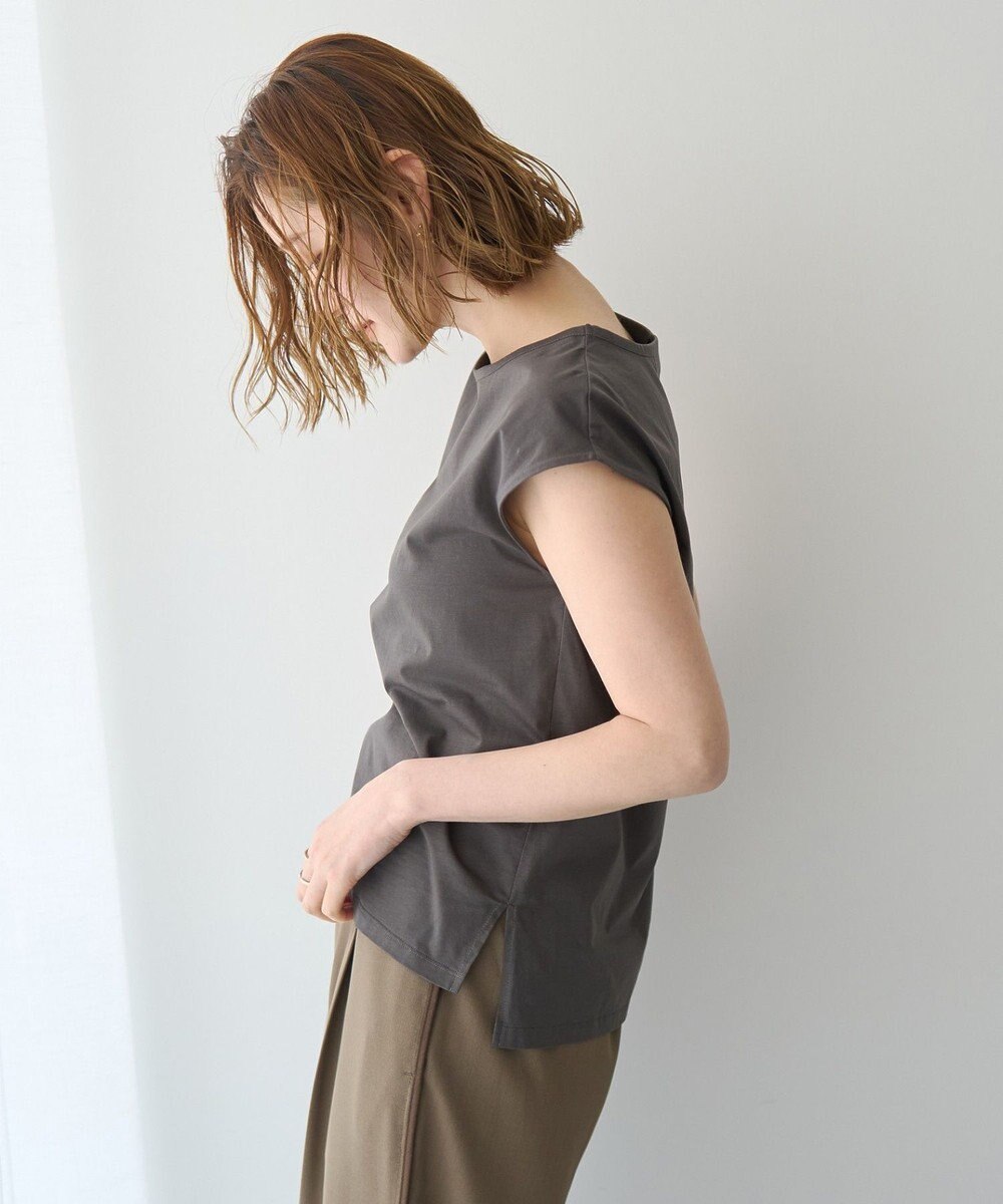 YECCA VECCA 【2点SET】刺繍メッシュキャミセットコットンTee 