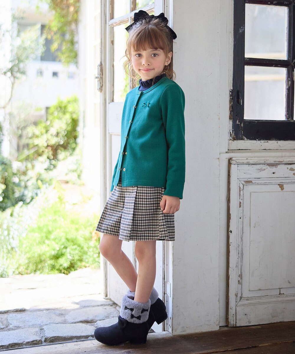 ANY KIDS 音符ボタンカーディガン 