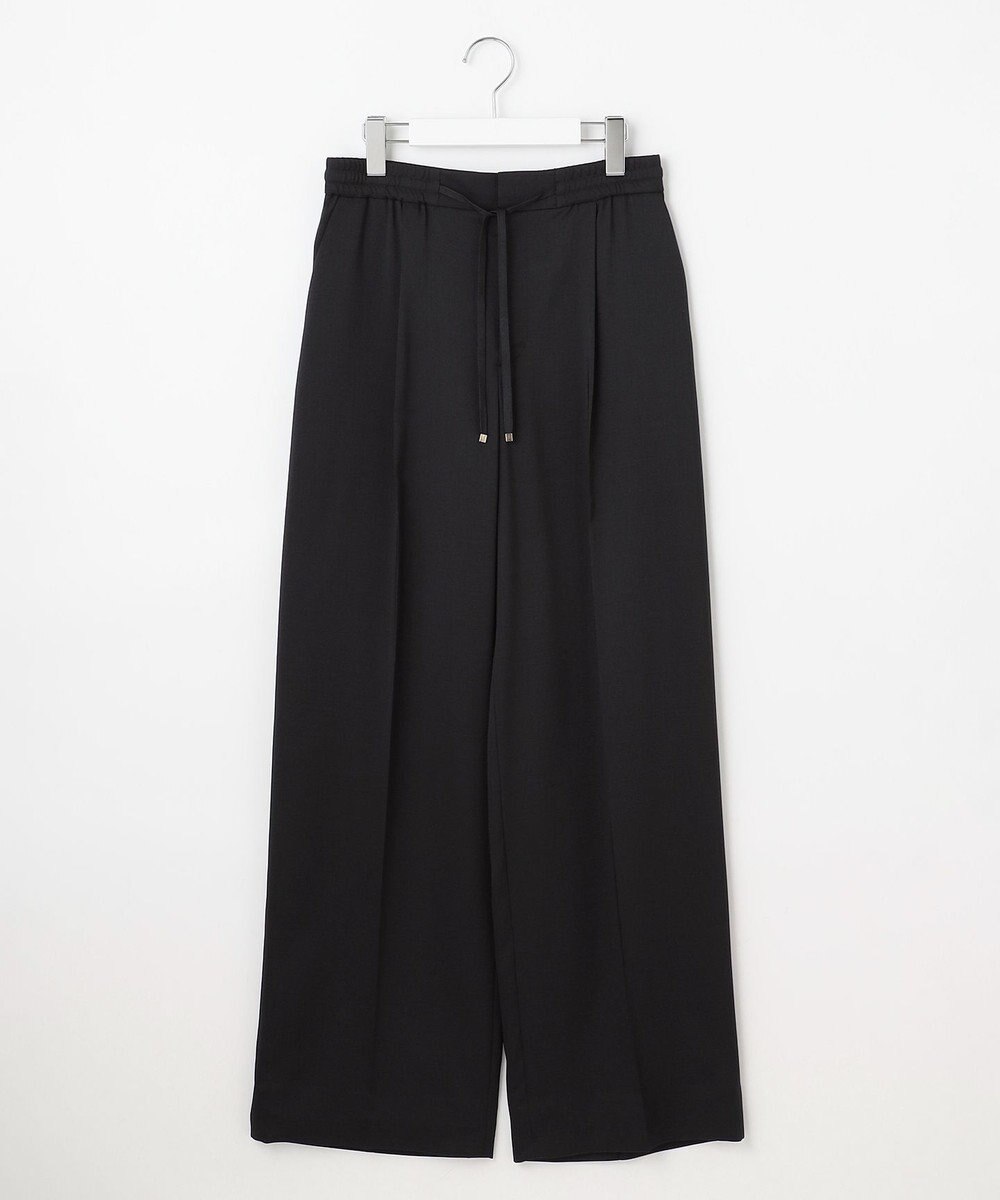 自由区 S 【カタログ掲載】ウールライクストレッチワイド パンツ 