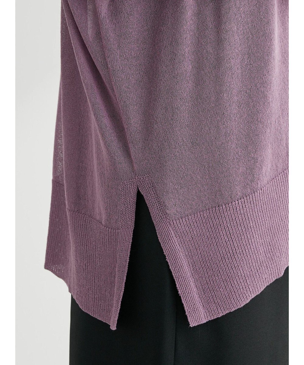 Green Parks 接触冷感シアーニットカーディガン 