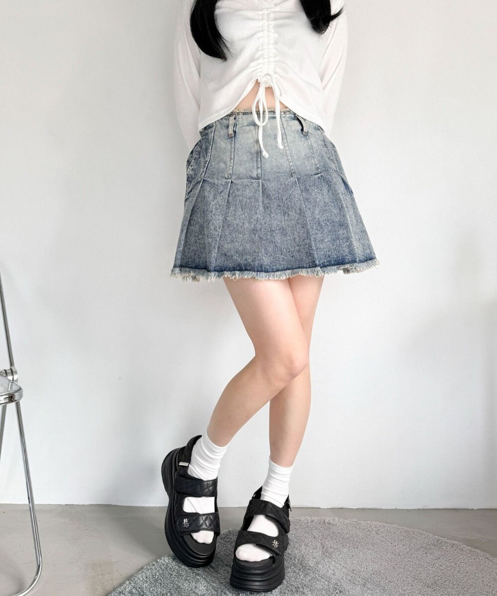 WEGO 【MLサイズ展開】厚底キルティングサンダル 