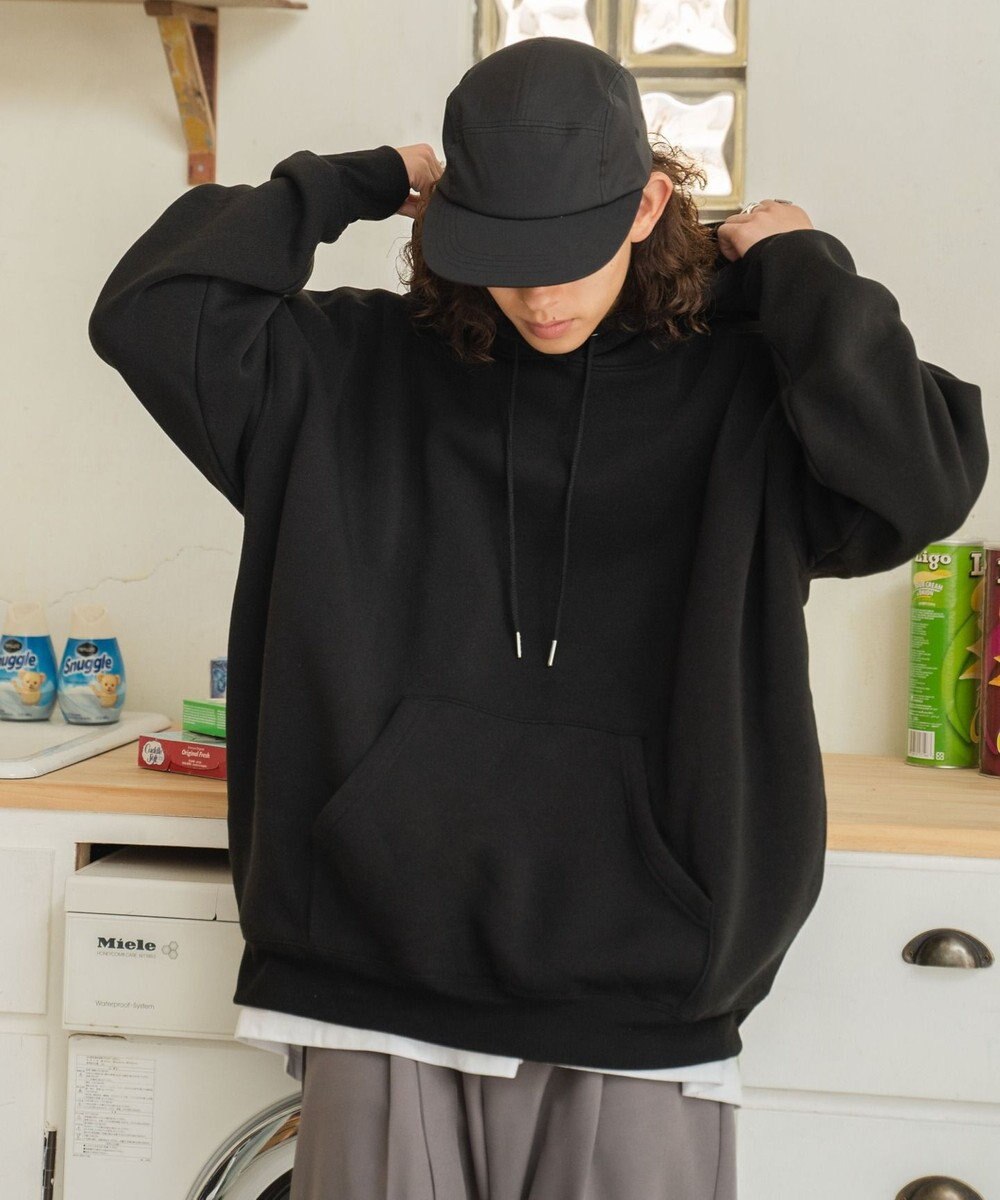 WEGO 【ユニセックス着用ITEM/MLXLサイズ展開/新色追加/裏起毛】スウェットプルパーカー 