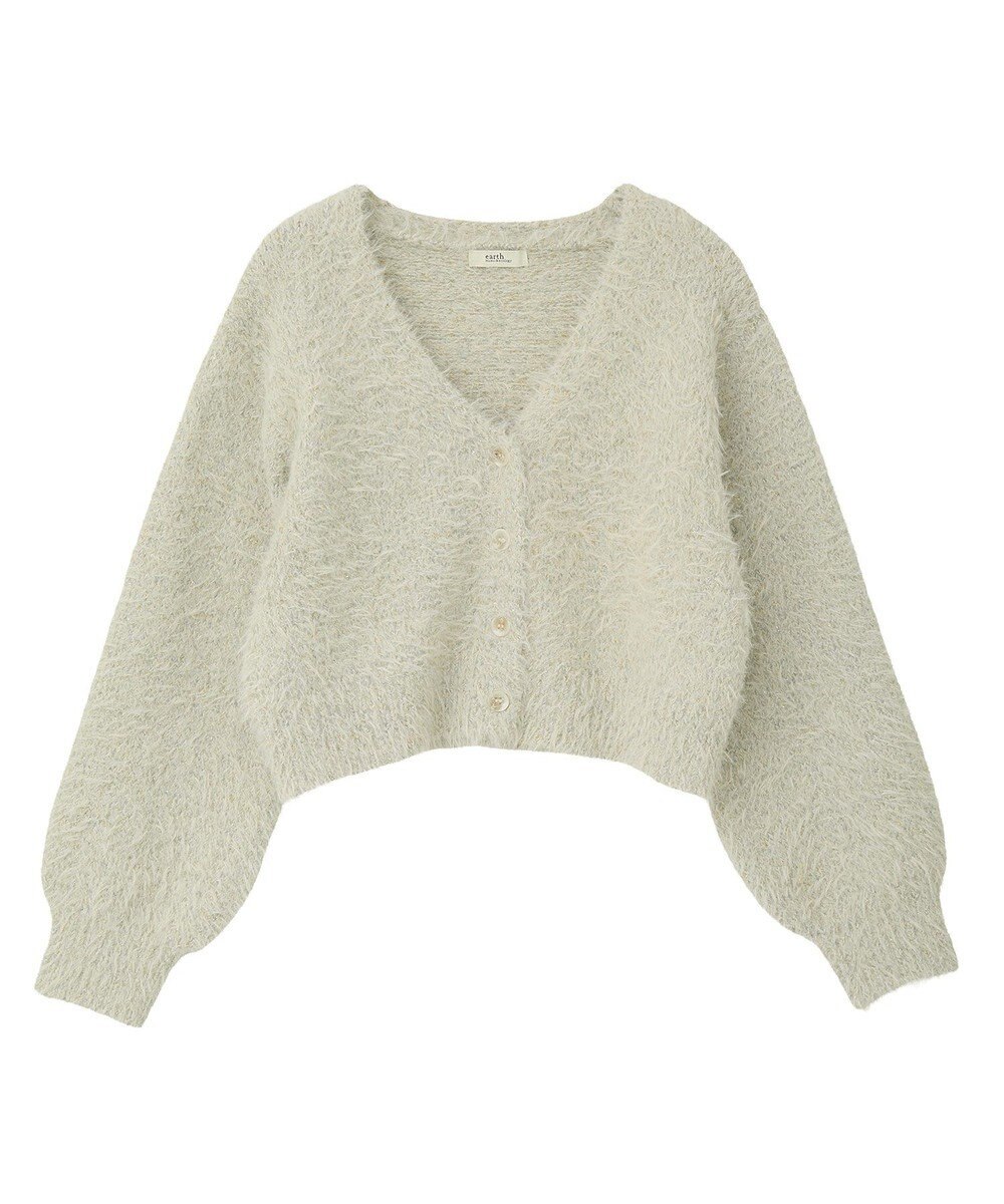 earth music&ecology ミックスカラーラメニットカーディガン 