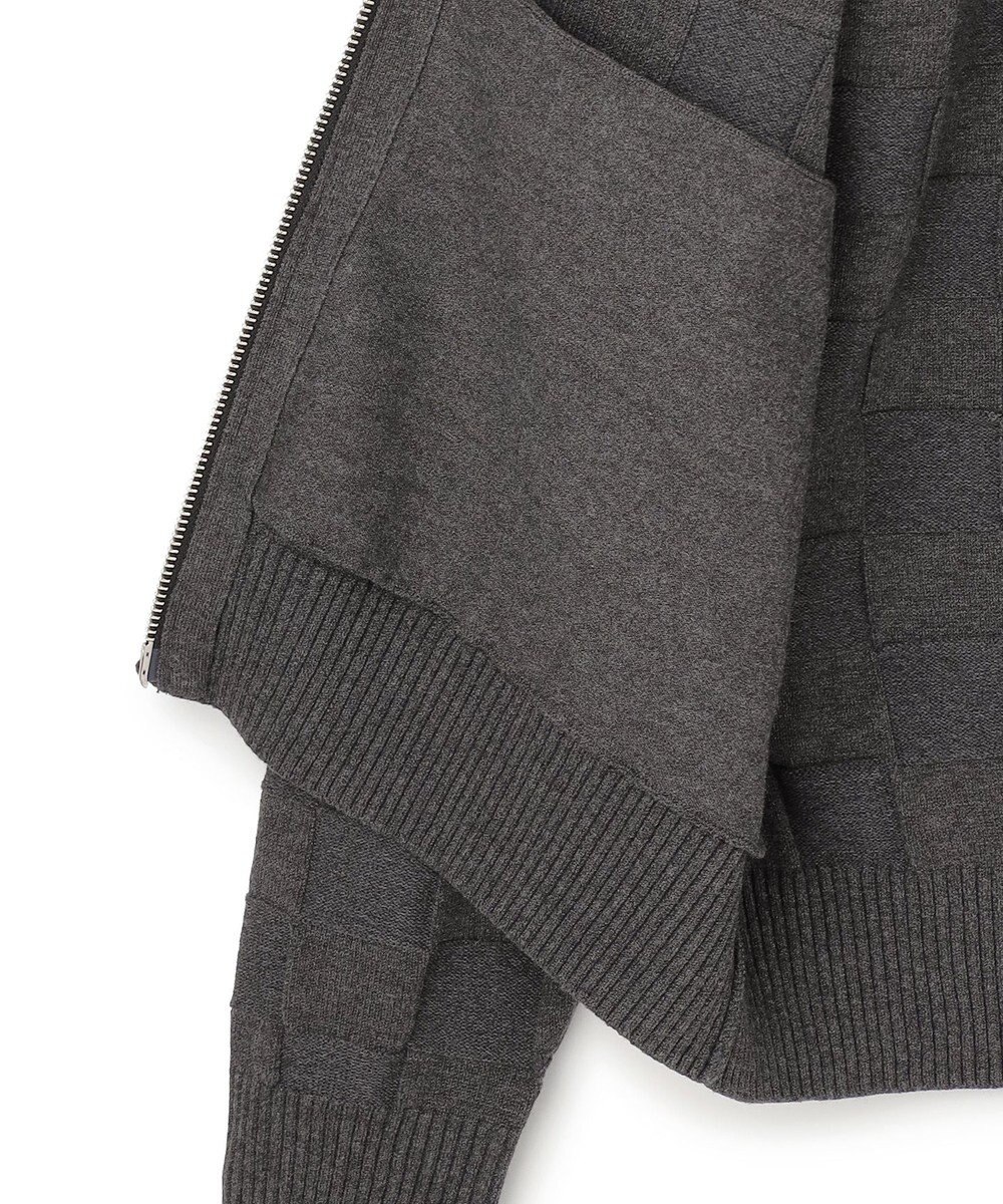 J.PRESS MEN 温かさと軽さの快適素材【ストレッチ / イージーケア】【FLEX YARN】リンクスフルジップ  ニットカーディガン 