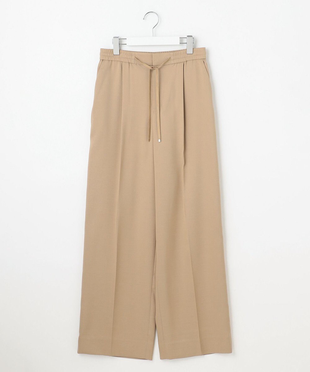 自由区 【カタログ掲載】ウールライクストレッチワイド パンツ 