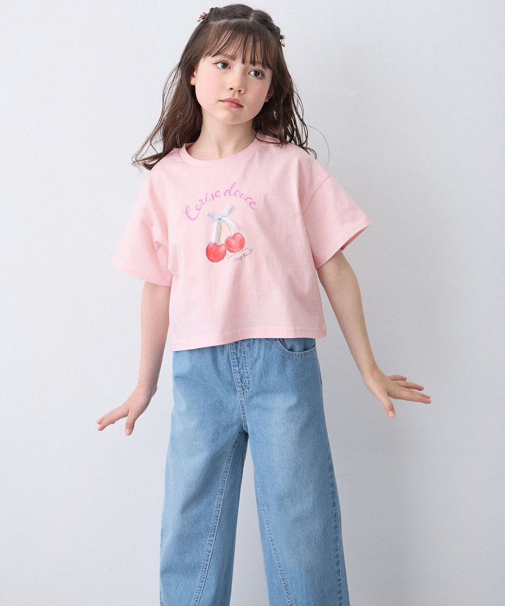 ANY KIDS 【綿100%】オーバーサイズ 半袖Tシャツ 
