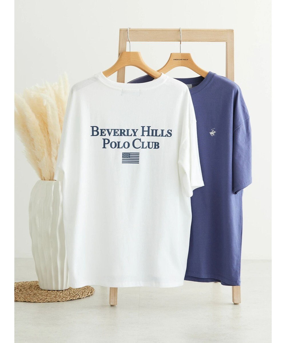 AMERICAN HOLIC Ｂ．Ｈ　ＰＯＬＯ　ＣＬＵＢ　バックプリントＴＥＥ 